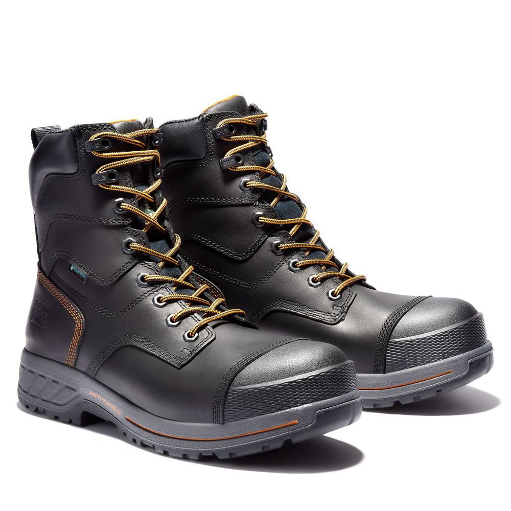 Timberland Mens Work Boots PRO® Endurance HD 8\" Comp Toe - Black - India IK2916843